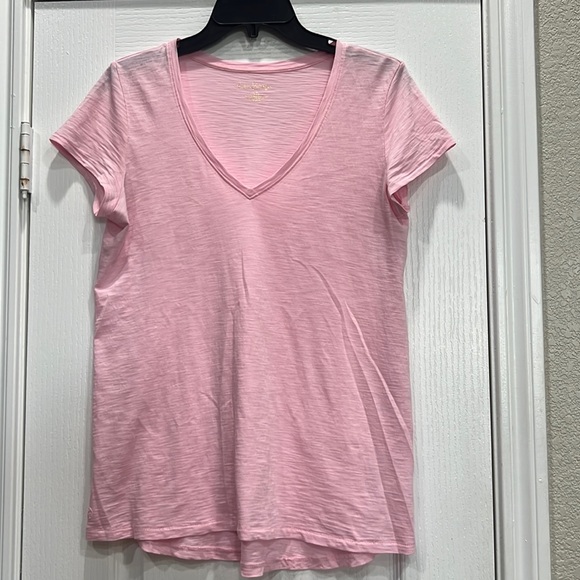 Like New! Etta V-Neck Top in Light Pink, XS - Picture 1 of 6